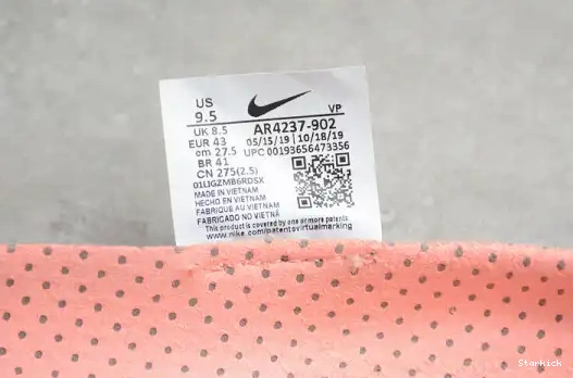 Question" Fear String God Nike of Air "The 1 AR4237-902 0505